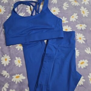 Zyia Blue Activewear Set
